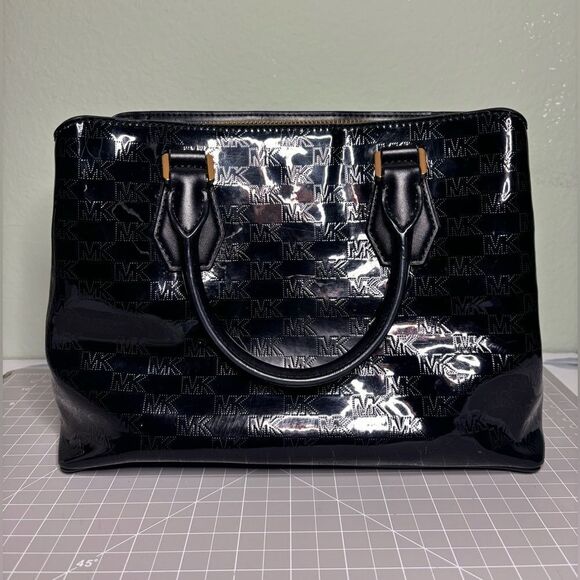 Michael Kors Camille Medium Satchel Patent *DAMAGED* - Picture 16 of 16